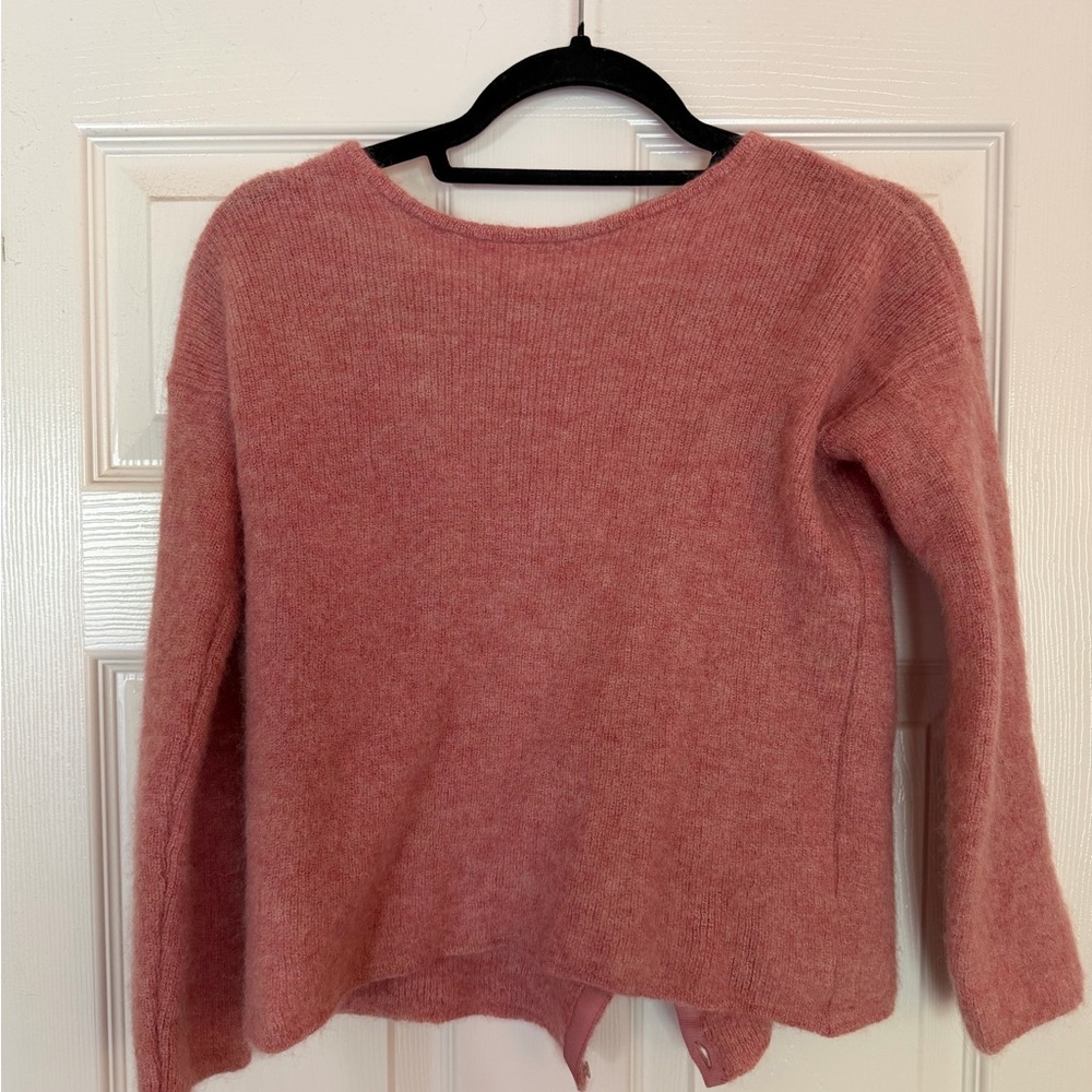 Sézane Dusty Rose Cardigan - Picture 3 of 6